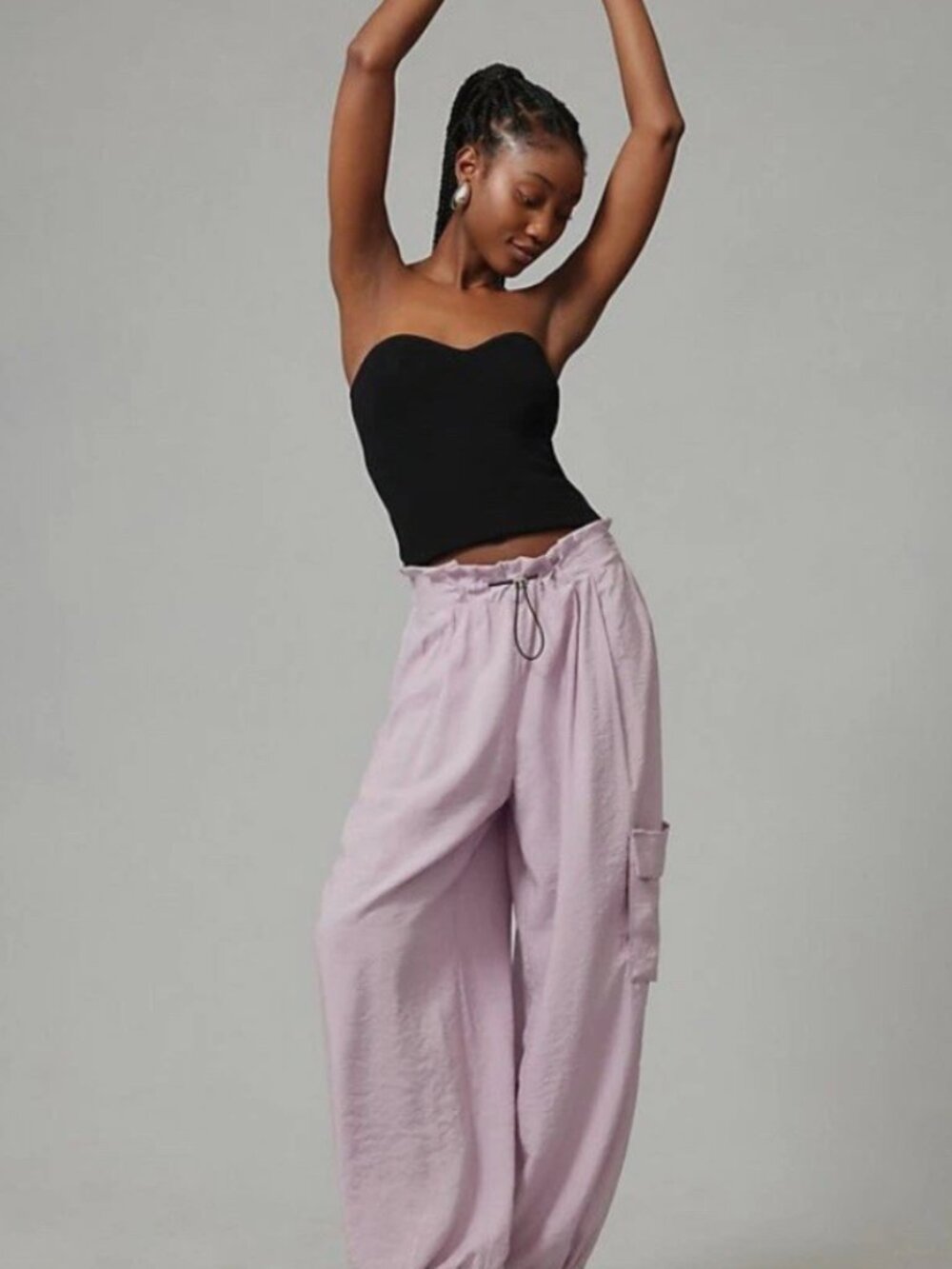Anthropologie Bungee Parachute Pants - Lilac Purple Womens - S